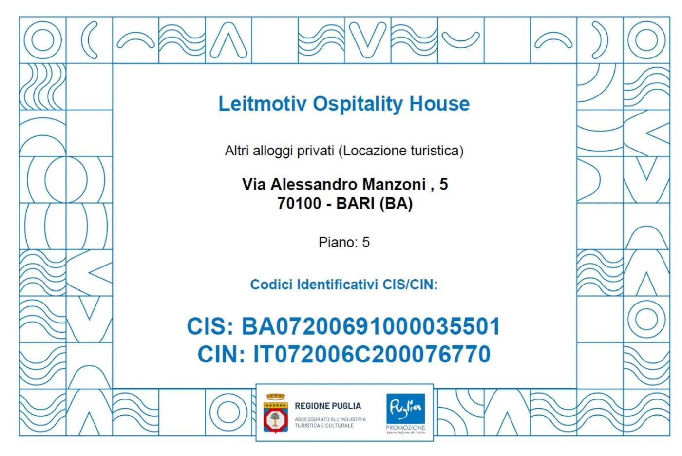 Leitmotiv Ospitality House Vila Bari Exterior foto